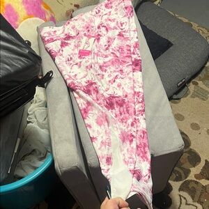 Juicy Couture women’s Pink and White Leggings